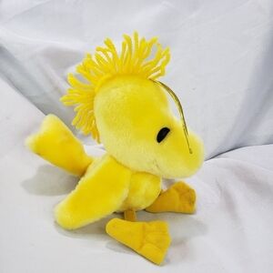 Vintage Peanuts Woodstock Chirping Plush Stuffed Toy 7 Inch Applause Korea